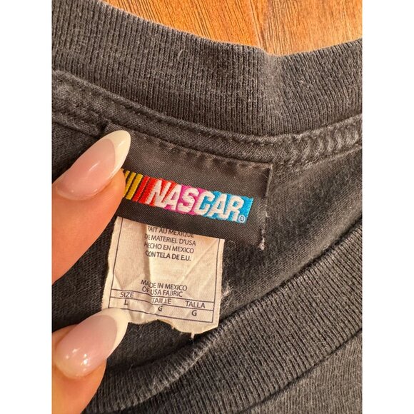 Vintage 2010 NASCAR Mark Martin GoDaddy Racing T-Shirt Black LG Full Graphic - Picture 6 of 6